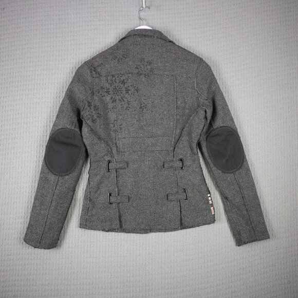 Triple 5 Soul Herringbone Snowflake Detail Blazer - Picture 2 of 8